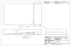 LX Series 60 inch Pallet Truck Ramp Drawing